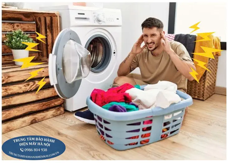 Sửa máy giặt kêu to rung lắc tại Hà Nội