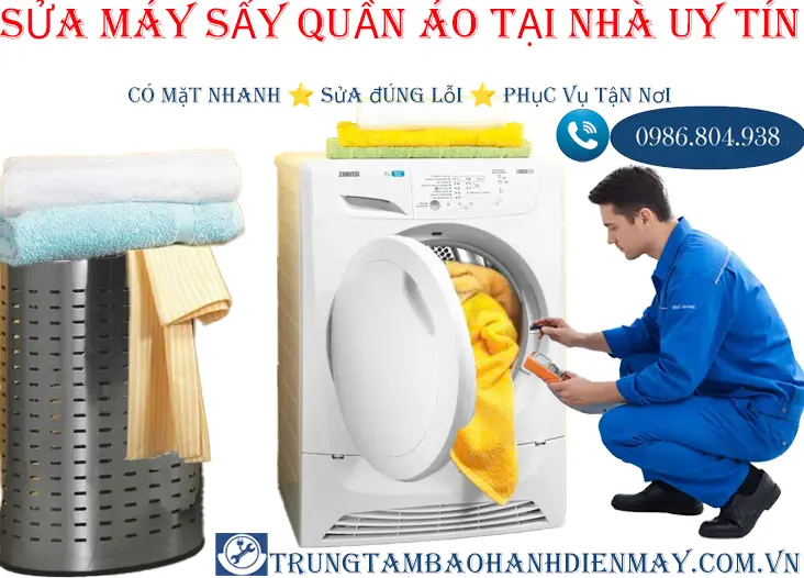 Sửa máy sấy quần áo tại nhà chuyên nghiệp
