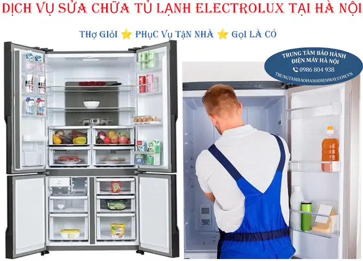 Sửa chữa và kiểm tra vi mạch tủ lạnh Electrolux