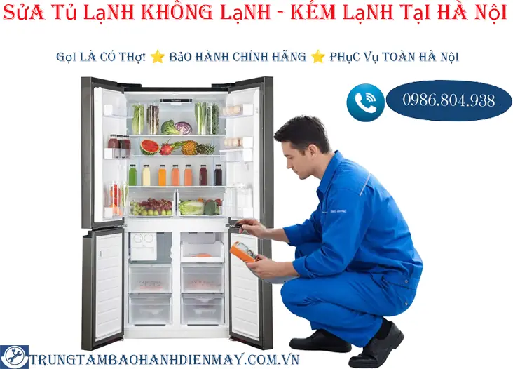 Sửa tủ lạnh mất lạnh - kém lạnh tại nhà