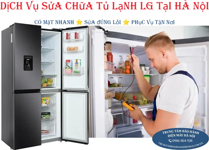 Sửa chữa bo mạch tủ lạnh LG Inverter tại nhà