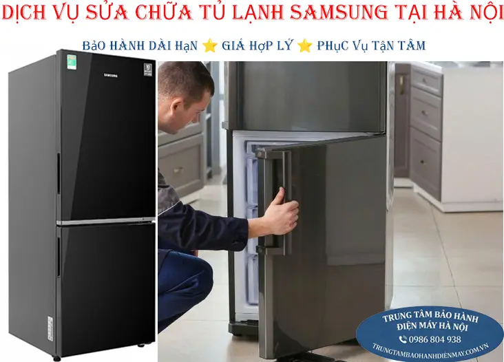 Sửa chữa và thay thế linh kiện tủ lạnh Samsung Inverter