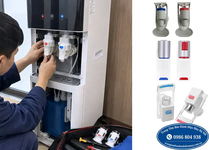 Thay vòi cây nước nóng lạnh Nagakawa tại Hà Nội