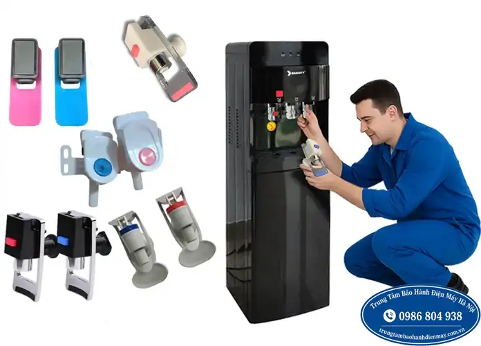 Thay vòi cây nước nóng lạnh Sanaky tại Hà Nội
